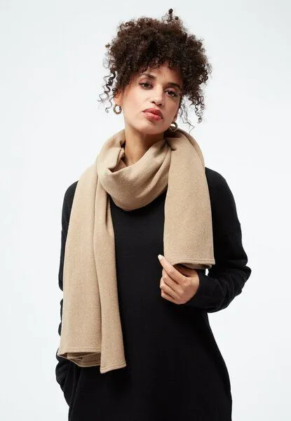 Givn Berlin Givn Berlin Schal GBDANA aus recycelter Baumwolle, Beige, – Produktbild 1 von 4