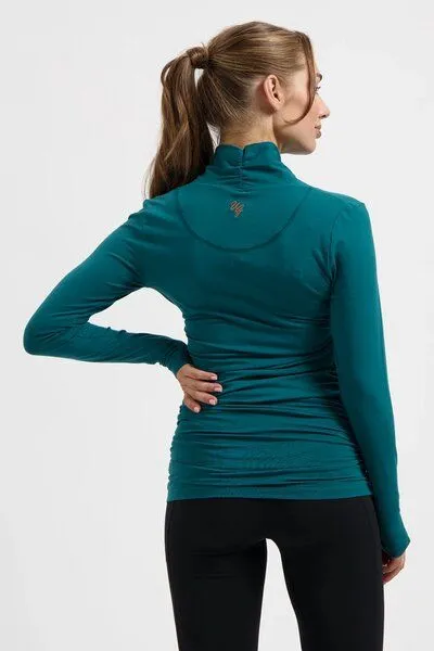 Urban Goddess Urban Goddess Langarm Yoga Shirt Good Karma, Seamoss (grün), – Produktbild 3 von 4