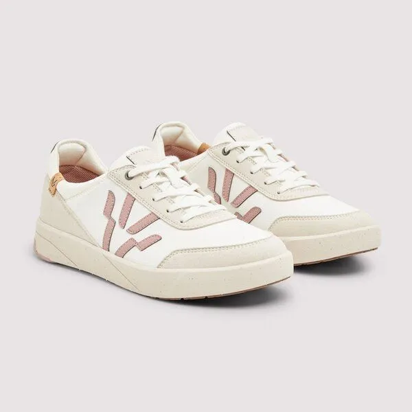 SAOLA SAOLA Cali W - leicht vegan sneaker mit elastischen Schnürsenkeln, White rose, – Produktbild 3 von 3