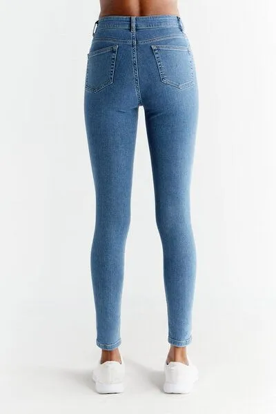 Evermind Evermind W's Skinny Fit-WD1014, Sapphire blue, – Produktbild 5 von 5