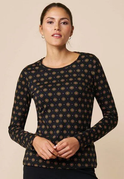 LANA Organic LANA Organic Shirt, Modell Nina, Dafina schwarz, – Produktbild 1 von 4