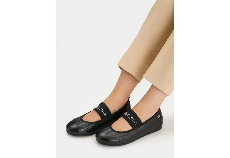 BEVERLY HILLS POLO CLUB Damen-Ballerinas, Schwarz Ballerina, Schwarz, – Produktbild 2 von 4