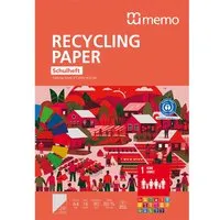 Memo memo Schulheft A4 Nr. 28 kar. 5mm m. 2 Rändern – Produktbild 1 von 1