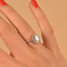 Eppi Eppi Ring mit Moissanit und Lab Grown Diamanten Arya – Produktbild 1 von 1
