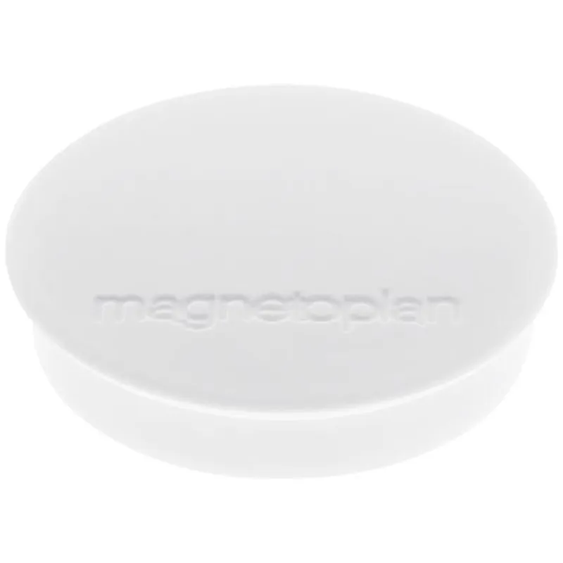 magnetoplan 10 magnetoplan Magnete 'Discofix standard' weiß – Produktbild 2 von 2