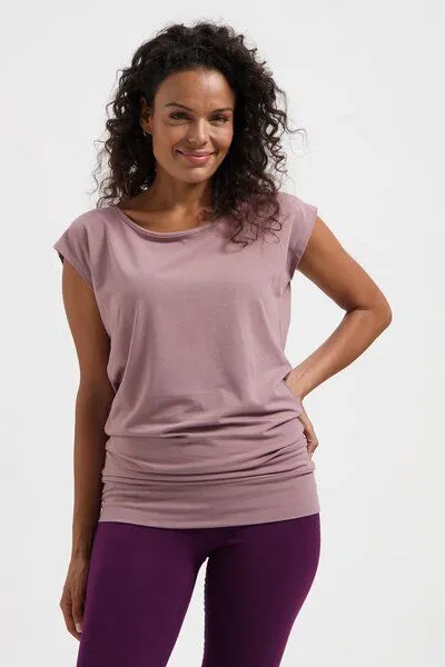 Urban Goddess Urban Goddess Lockeres Asana-Yoga-Shirt, Fireclay (braun), – Produktbild 1 von 4