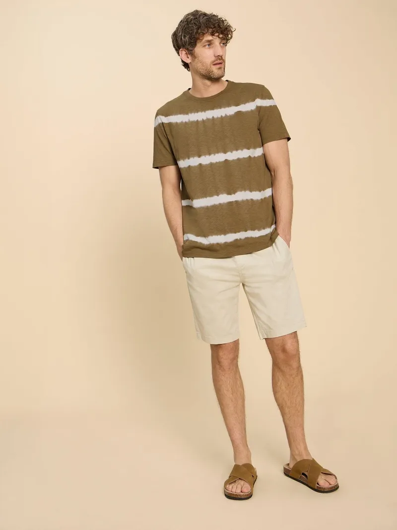 White Stuff Batik T-Shirt - XXL, Grün multi, – Produktbild 2 von 4