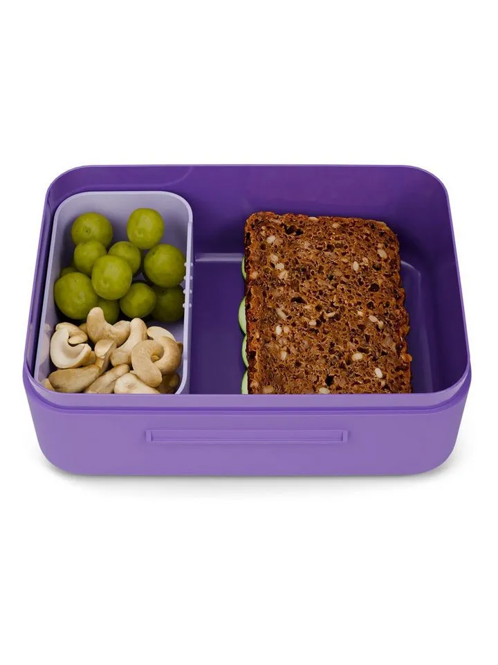 Ergobag Ergobag Lunchbox Brotdose, Kunststoff, (Brotdose, 1-tlg., 1x Brotdose), spülmaschinengeeignet bis 45 Grad, Handwäsche empfohlen, Lila, – Produktbild 4 von 4