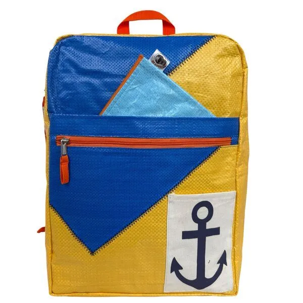 Beadbags Beadbags Block Segelrucksack, Gelb, – Produktbild 3 von 3