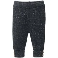 People Wear Organic People Wear Organic Strick Hose, Bio-Baumwolle, Anthrazit mélange, – Produktbild 1 von 1