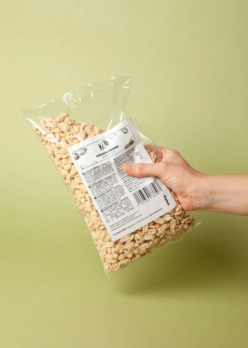 KoRo Geröstete Erdnusskerne 1 kg – Produktbild 5 von 5