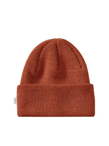 FUXBAU FUXBAU Merino Strickmütze, Herbstorange, – Produktbild 3 von 4