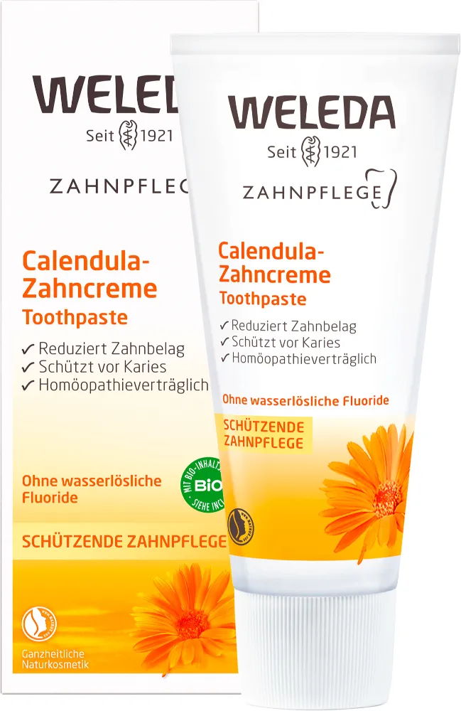 Weleda WELEDA Calendula-Zahncreme 75 ml Zahnpasta – Produktbild 1 von 1
