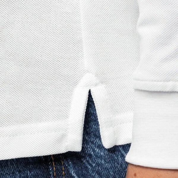YTWOO YTWOO Damen Piqué-Polo Langarm, Weiß, – Produktbild 4 von 4