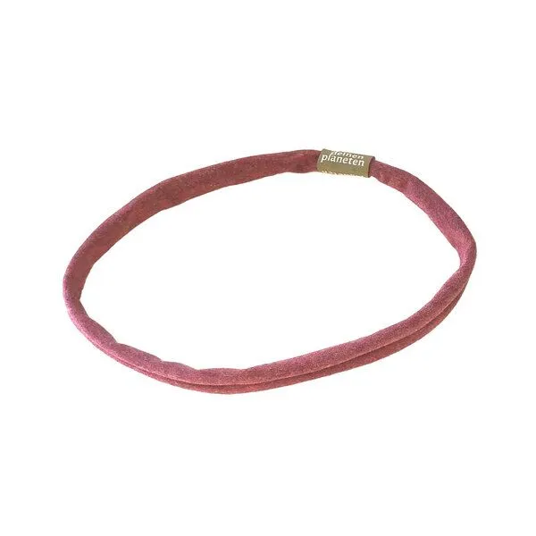 Liebe Deinen Planeten Liebe Deinen Planeten Haarband aus Bio Baumwoll Jersey, Wine, – Produktbild 1 von 4