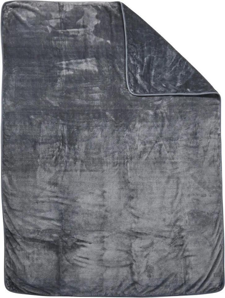 Wohndecke POLAR, done.®, Weiche, wärmende Kuscheldecke, Grau, – Produktbild 2 von 4