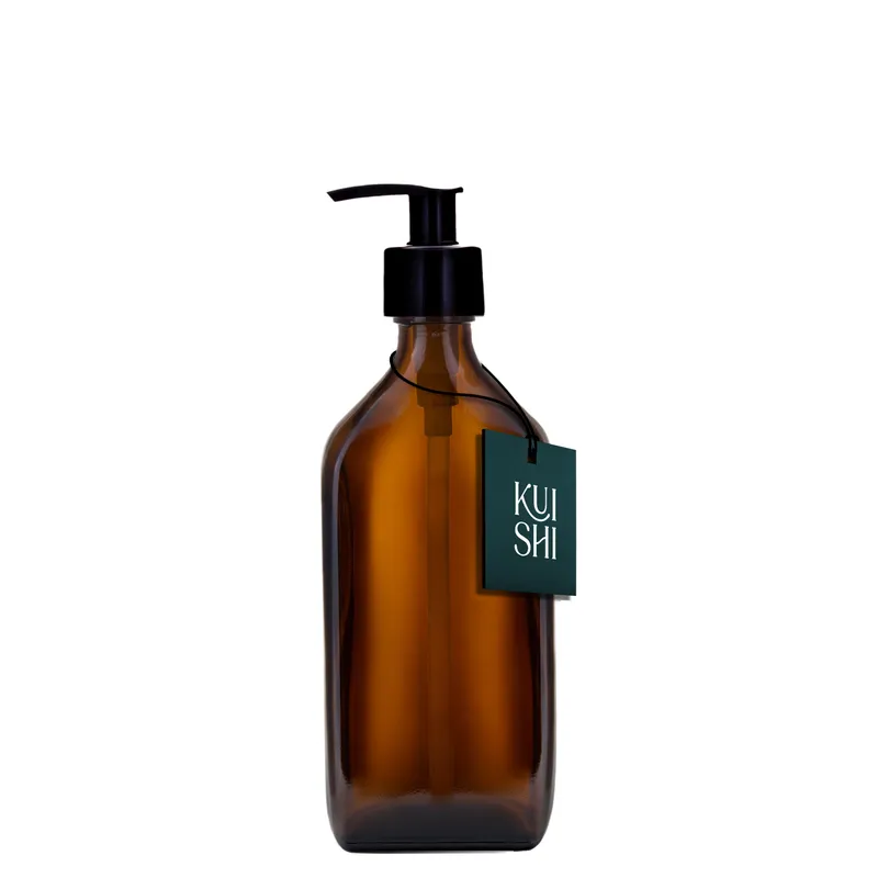 Kuishi Bernsteinfarbener rechteckiger Seifenspender – Produktbild 2 von 4
