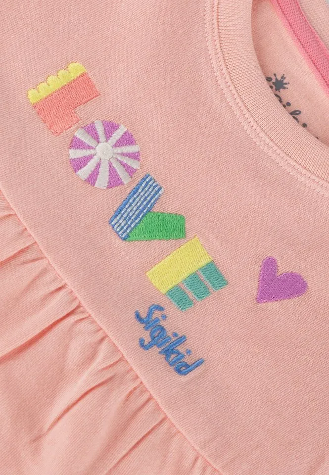 sigikid sigikid Sommerkleid Summer Vibes für Babys Mädchen (1-tlg), Rosa, – Produktbild 3 von 4