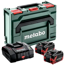 Metabo Metabo Basis-Set 2 x LiHDX 8.0 Ah + ASC 290 + metaBOX 145 – Produktbild 1 von 1