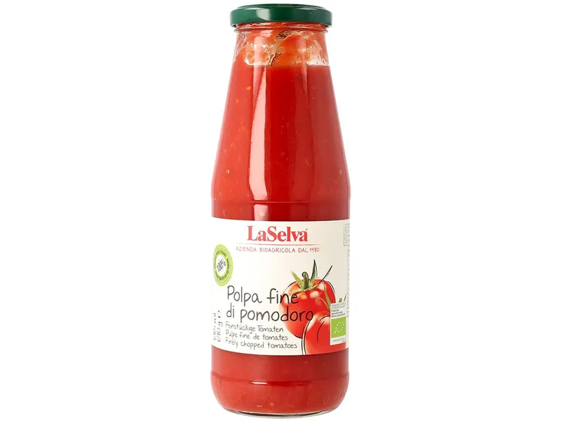 LaSelva LaSelva Bio-Tomatenpolpa, kleinstückig, 690 g – Produktbild 1 von 1