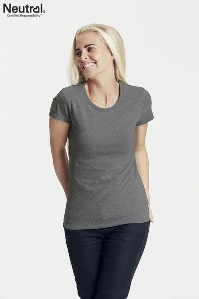 Neutral® - 3FREUNDE Neutral® - 3FREUNDE Frauen Fit T-Shirt, Dunkelgrau, – Produktbild 4 von 4