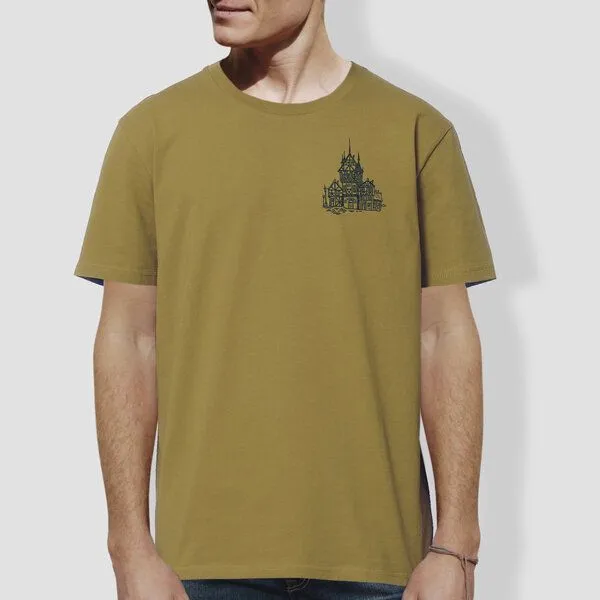 little kiwi little kiwi Unisex T-Shirt, "Alte Stadt", Olive oil (grün), – Produktbild 1 von 3