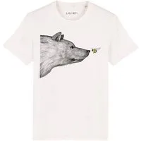 LIGARTI LIGARTI T-shirt - Die Begegnung, Cremeweiß, – Produktbild 2 von 5
