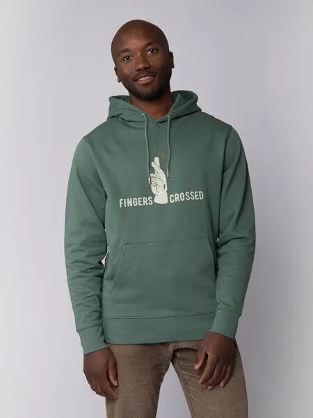 watapparel watapparel Hoodie Unisex Fingers crossed, Green bay, – Produktbild 2 von 2