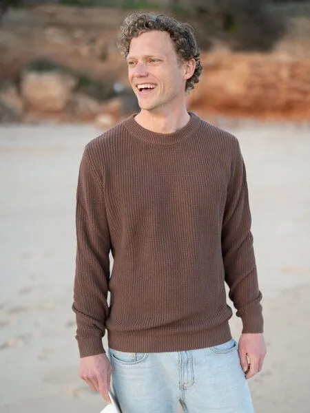 FUXBAU FUXBAU 4Seasons Männer Strickpullover, Braun, – Produktbild 2 von 4
