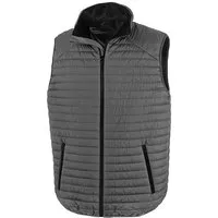 Result Genuine Recycled Result Genuine Recycled Bodywarmer Weste Neonfarben Mehrfarbig bis Größe 3XL, Grau/schwarz, – Produktbild 1 von 1