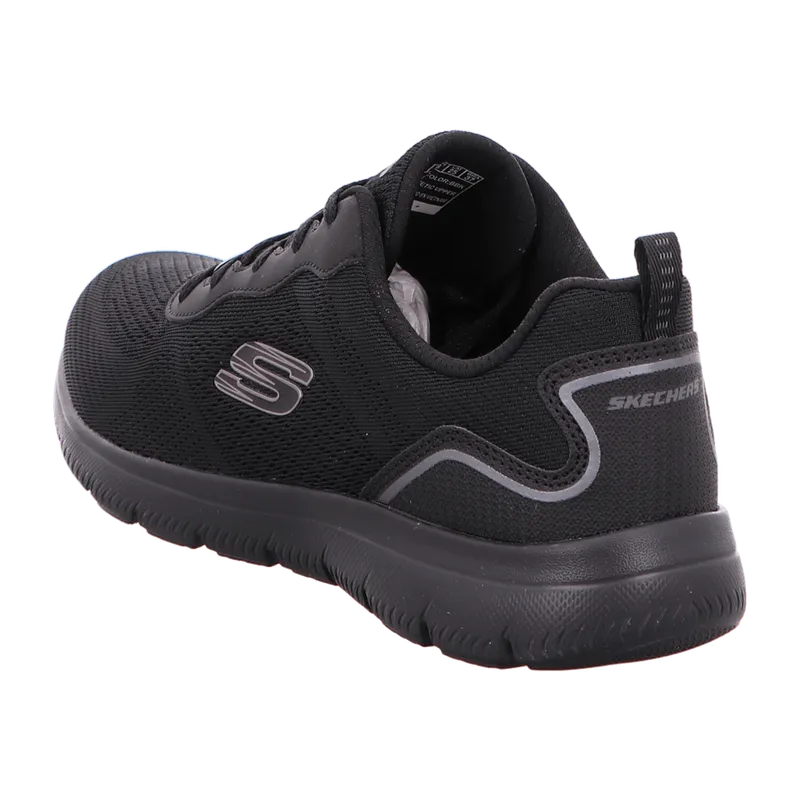 Skechers Skechers Sneaker Low Top für Herren, schwarz, Größe 43 EU, Schwarz, – Produktbild 3 von 7