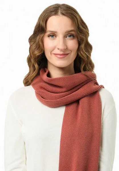 ORGANICATION ORGANICATION Unisex Strickschal aus Bio-Baumwolle, Cinnamon, – Produktbild 2 von 4