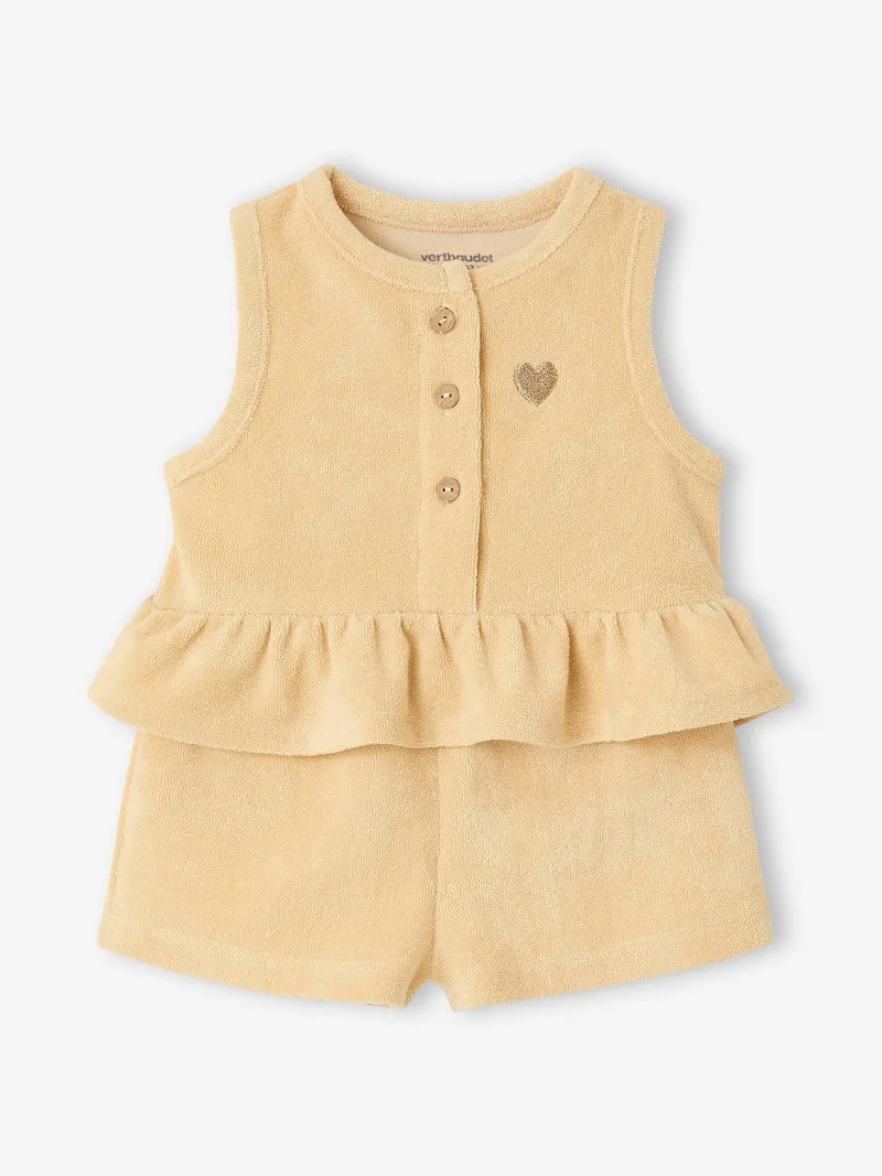 Vertbaudet Baby Set, Hellgelb, – Produktbild 2 von 4