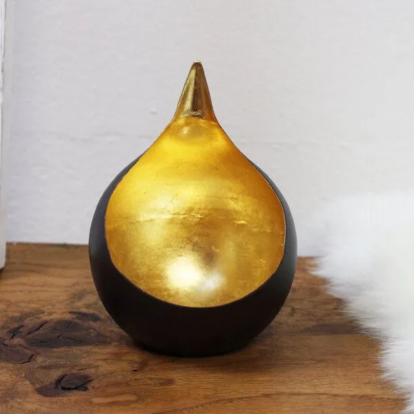 Mitienda Shop Mitienda Shop Teelichthalter Bola, Gold, – Produktbild 1 von 3