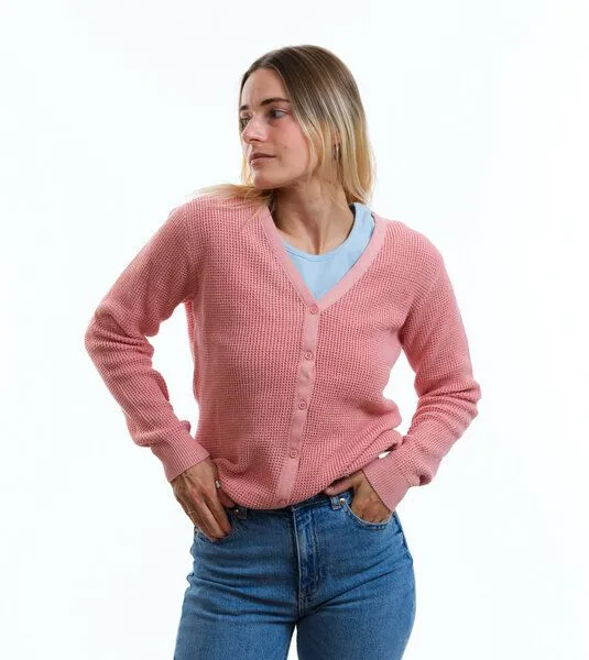 Gary Mash GARY MASH Cardigan Jodie aus Biobaumwolle, Rosa, – Produktbild 1 von 4