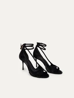 BIKKOU BIKKOU Damen vegan Sandalen Drinks Mit Freunden Schwarz Python – Produktbild 1 von 1