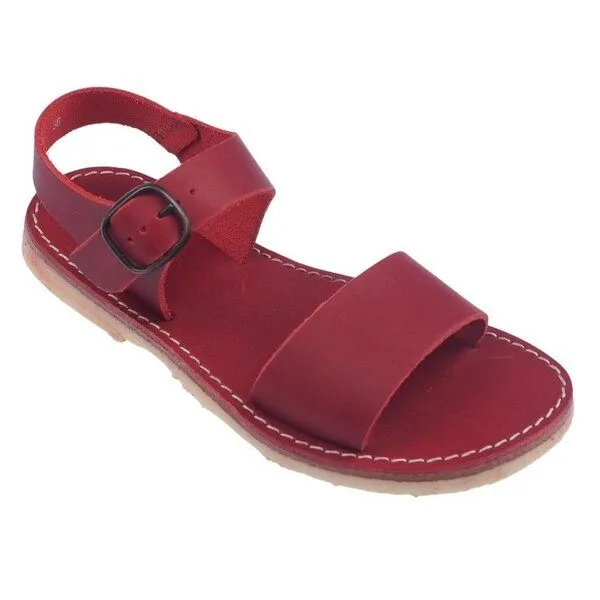 duckfeet duckfeet Sandale Lokken, Granate (rot), – Produktbild 4 von 4