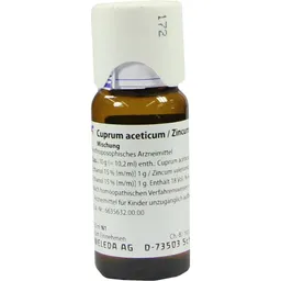Weleda WELEDA CUPRUM ACETICUM/Zincum valerianicum Dilution 50 ml Mischung – Produktbild 1 von 1