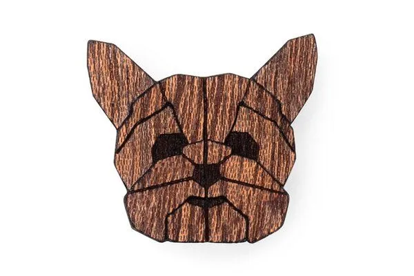BeWooden BeWooden Brosche aus Holz – YorkShire – Produktbild 1 von 3