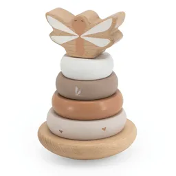 Label Label Stapelbare Holzringe Turm - Beige – Produktbild 1 von 1