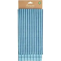 Tranquillo Tranquillo 2er-Set Geschirrtücher INDUSTRIAL (Bio-Baumwolle), Blau, – Produktbild 2 von 6