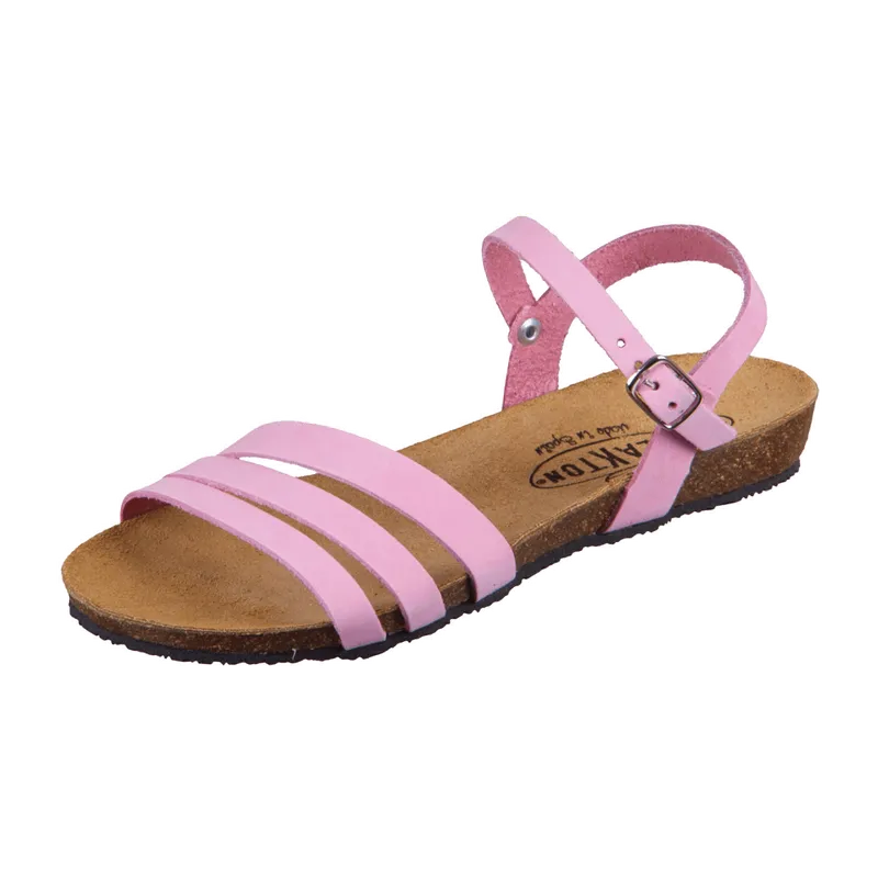 Plakton Plakton Mam Alou Girl 815080 cipria cipria Nobuck für Kinder, Pink, – Produktbild 1 von 5