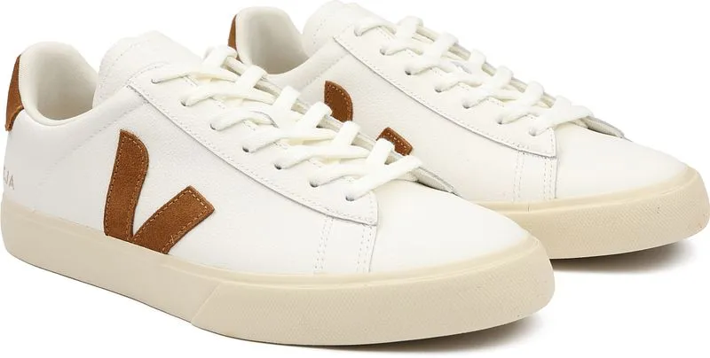 Veja Veja Damen-Sneaker Campo Leather White Cognac – Produktbild 5 von 6