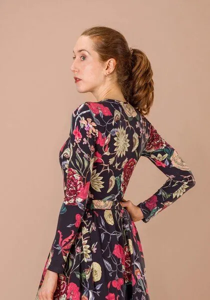 Atelier SNOW Atelier SNOW Maxi-Wickelrock Odessa, Camellia, – Produktbild 6 von 8