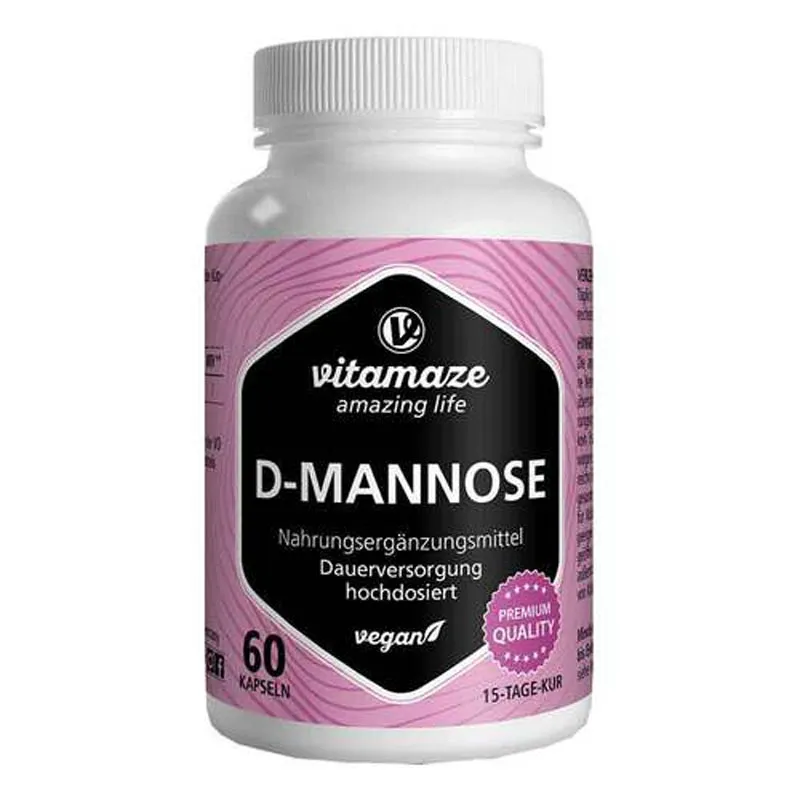 vitamaze vitamaze D-MANNOSE vegan 60 St Kapseln – Produktbild 1 von 1