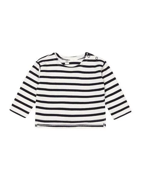 Babybugz Babybugz Baby Langarm T-Shirt 3 - 24 Monate 200 g/m² gestreift Bio Baumwolle Vegan – Produktbild 2 von 4