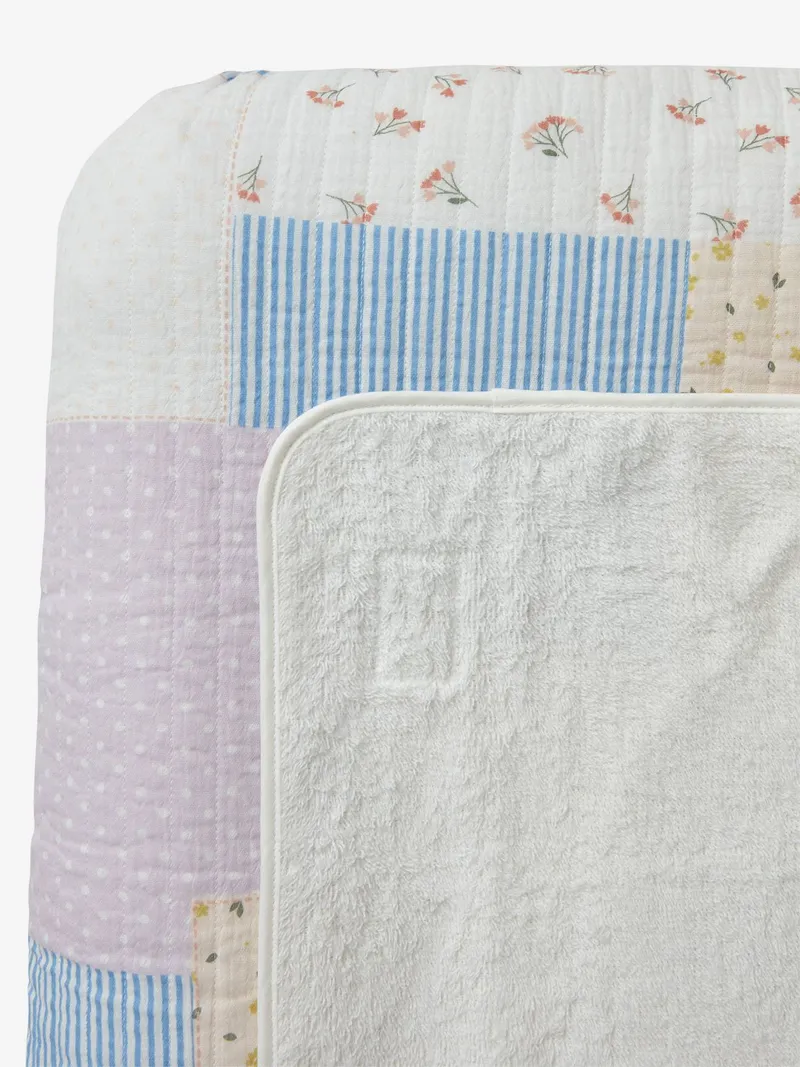 Vertbaudet Baby Wickelauflage-Set SOMMERHAUS, Mehrfarbig, – Produktbild 3 von 4