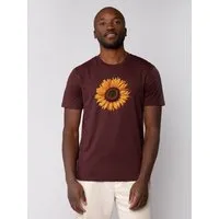 watapparel watapparel T-Shirt Unisex Sonnenblume, Red brown, – Produktbild 1 von 1
