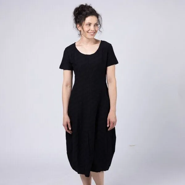 CON_STANT CON_STANT Ballonkleid mit Taschen 100% Baumwolle (kbA), Schwarz, – Produktbild 1 von 3