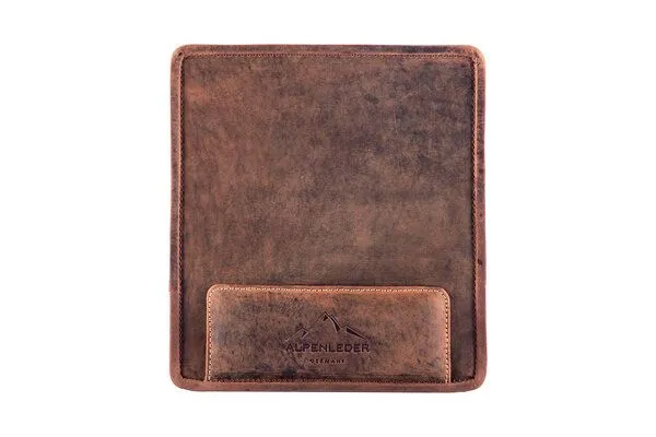Alpenleder Alpenleder Mauspad TRENTO, Old havanna, – Produktbild 4 von 4